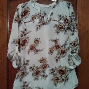 Maurice's floral shirt